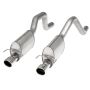 Stainless Works ZO6CB 2006-13 Corvette C6ZO6/ZR1 3in Axleback S-Tube Mufflers Dual 4in Rolled Edge Tips