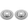 PowerStop JBR1589XPR PowerStop Evolution Performance Drilled, Slotted & Plated Brake Rotor Pair