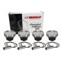Wiseco K598M9955AP Piston Set, Subaru, EJ257, 99.55 mm Bore, Sport Compact, Set of 4