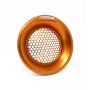 Torque Solution Billet Turbo Velocity Stack Shield For 4in Inlet - Orange