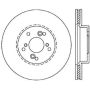 StopTech 04-14 Acura TSX SportStop Cryo Slotted & Drilled Front Left Rotor