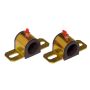 Prothane Universal Greasable Sway Bar Bushings - 1 1/4in - Type B Bracket - Black