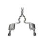 CORSA Performance 14328GNM Corsa 15-17 Ford Mustang GT Coupe 5.0L 3in Xtreme Cat-Back Exhaust Dual Rear Exit w/ Gun Metal Tips