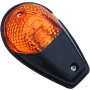 BikeMaster 268018 Universal Flush Mount Marker Light - Black/Amber