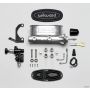 Wilwood 261-13272-P HV Tandem M/C Kit w L/H Bracket & Prop Valve - 7/8in Bore Ball Burn.-W/Push