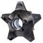Wilwood 270-6513BC Hub-Starlite 55 Rear - Standard Offset 5/8 C Studs-Black
