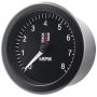AutoMeter ST100-08 Stack Sport 88mm 0-8K RPM Tachometer - Black