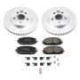 PowerStop CRK7701 Genuine Geomet Coated Rotor and Low-Dust Ceramic Brake Pad Kit