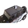 Rampage 94935 2007-2018 Jeep Wrangler(JK) Unlimited Combo Sun Brief/Safari Top - Black Diamond