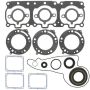 Vertex Pistons 711240 Vertex Gaskets 00-02 Yamaha Mountain Max 600 Complete Gasket Kit w/ Oil Seals