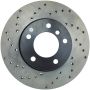 Stoptech 128.34077R 08-10 BMW 128i Cross Drilled Right Front Rotor