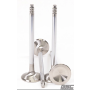 GSC P-D Toyota Supra/BMW Z4 B58 Chrome Polished Exhaust Valve 28.5mm Head - Set of 12