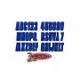 Hardline BLBLK320 Boat Lettering Registration Kit 3 in. - 320 Blue/Black