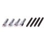 PROFORM PFM141-909 Valve Cover Nuts Chrome w/Red Bowtie