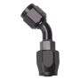 RUSSELL RUS610105 #8 45 Deg Hose End Black