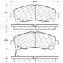 StopTech Street Touring 06-13 Honda Ridgeline / Acura TL Front Brake Pads