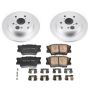 PowerStop CRK4670 Genuine Geomet Coated Rotor and Low-Dust Ceramic Brake Pad Kit