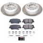 PowerStop SC5906 Semi-Coated Rotor and Low-Dust Ceramic Brake Pad Kit