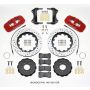 Wilwood 140-13911-DR AERO6 Front Hat Kit 15.00 Drilled Red 2014-up Corvette C7 w/Lines