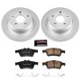 PowerStop CRK5975 Genuine Geomet Coated Rotor and Low-Dust Ceramic Brake Pad Kit