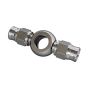 Goodridge P5095-03C Straight Double Banjo for 3/8 or M10 Long Bolt