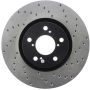 Stoptech 128.40071L Drilled Sport Brake Rotor