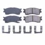 PowerStop 17-889 PowerStop - Z17 Low-Dust Ceramic Brake Pads with Hardware