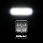 XKGLOW XK065002-D XK Glow Flush Mount XKchrome 20w LED Cube Light w/ RGB Accent Light - Driving Beam