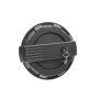 Rugged Ridge 19-23 Jeep Wrangler JL Elite Locking Fuel Door - Black