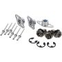 Ti22 PERFORMANCE TIP4442 Wheel Cover Retaining Bolt Kit Titanium