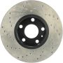 Stoptech 128.33039L 96-7/04 Audi A4 / 95-01 A6 / 7/98-05 VW Passat Left Front Drilled Rotor
