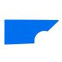 FIVESTAR FIV34001-27351-CBR Qtr Panel High Impact Plastic Blue Right