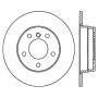 Stoptech 126.34030CSL 92-99 BMW 318i Cryo Sport Slot Rear Left Brake Rotor
