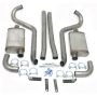 JBA 40-2650 65-70 Ford Mustang 260-428 409SS Dual Turn Down Header Back Exhaust