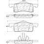 Stoptech 305.09350 Street Select Brake Pads - Front/Rear