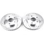 PowerStop JBR590XPR PowerStop Evolution Performance Drilled, Slotted & Plated Brake Rotor Pair