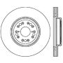 StopTech Sport Slotted (CRYO) 95-00 Lexus LS Front Right Rotor