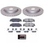 PowerStop CRK5159 Genuine Geomet Coated Rotor and Low-Dust Ceramic Brake Pad Kit