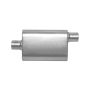 Gibson Performance Exhaust 55121S CFT Superflow Center/Offset Oval Muffler; Stainless