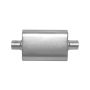 Gibson Performance Exhaust 55152S CFT Superflow Center/Center Oval Muffler; Stainless