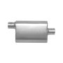 Gibson Performance Exhaust 55193S CFT Superflow Oval Offset/Center Oval Muffer; Stainless