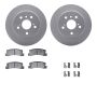 Dynamic Friction 4512-76101 Rotor Kit