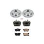 PowerStop KCOE3153 OE Stock Replacement Low-Dust Ceramic Brake Pad, Rotor and Caliper Kit