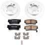 PowerStop CRK4919 Genuine Geomet Coated Rotor and Low-Dust Ceramic Brake Pad Kit