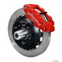 Wilwood 140-15910-R Narrow Superlite 6R Front Big Brake Kit 12.88in GT Competition Series Rotor - Red