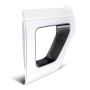 Anderson Composites AC-DD21FDBR4D-HA-R-PC 21-22 Ford Bronco 4DR Fiberglass Rear Doors (Pair) w/ CF Inserts - Off Road