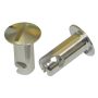 Moroso 71332 Quick Fastener - Oval Head - 5/16in x .550in - Aluminum - 10 Pack