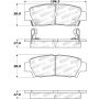 Stoptech 308.06720 Street Brake Pads