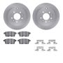 Dynamic Friction 6512-80304 Rotor Kit