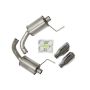 ROUSH 2015-2017 Ford Mustang 5.0L V8 Exhaust Kit w/ Round Tips
